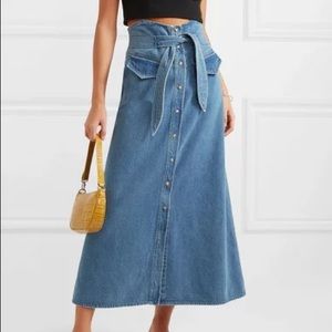 Nanushka Alma Denim Skirt